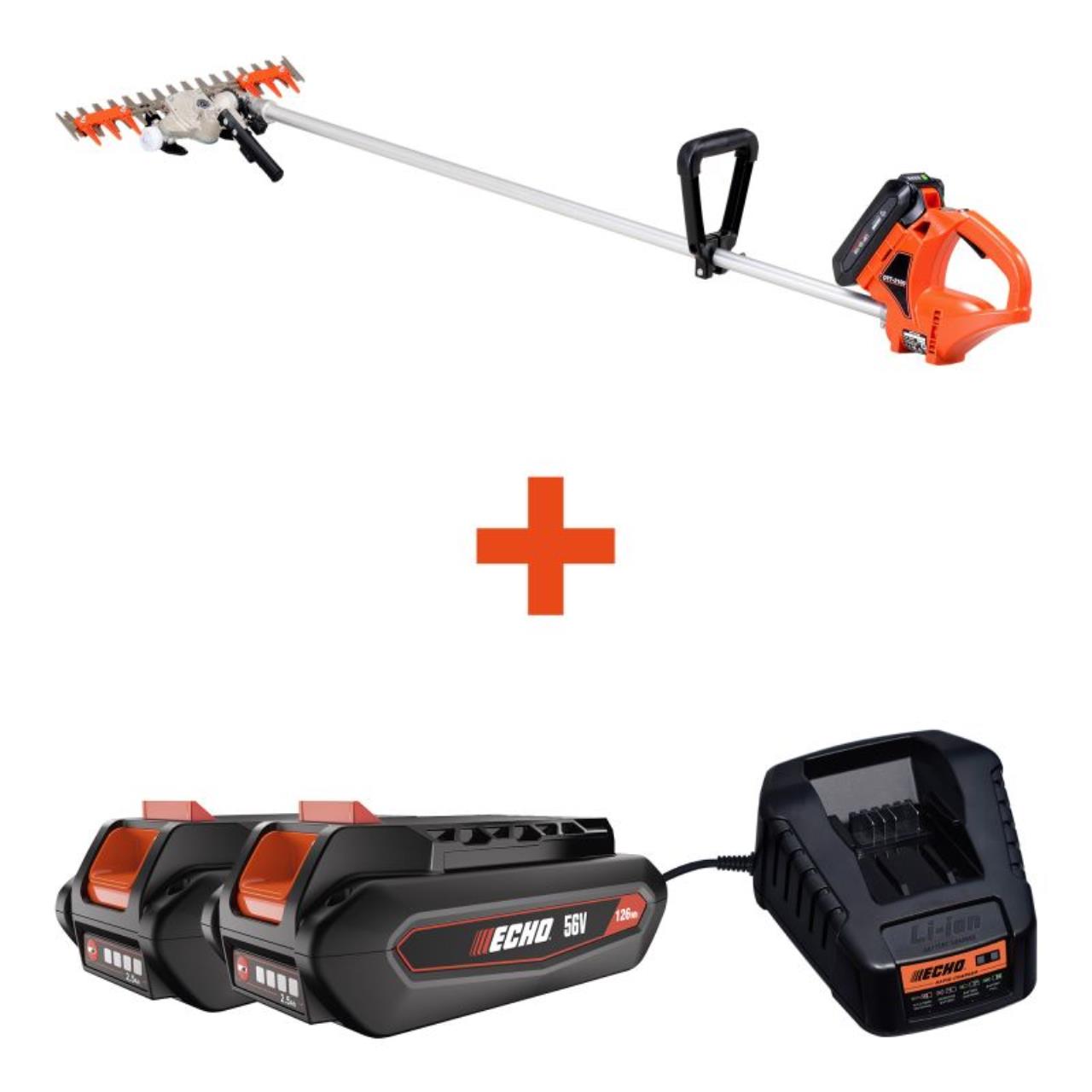 Akku-Balkenmäher DTT-2100 Aktionsset - inkl. 2x 2,5 Ah Akku & Schnellladegerät