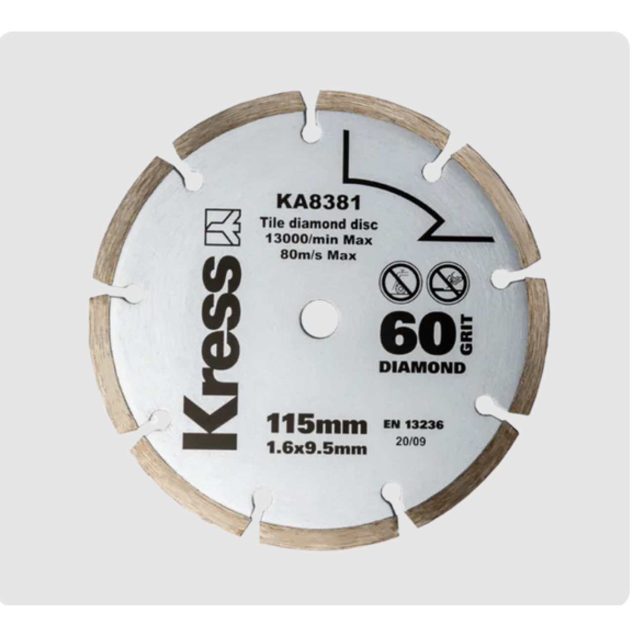 Sägeblatt - 115 mm 60 Grit diamond blade